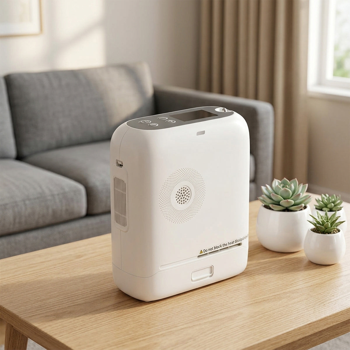 1-8L Portable Pulse Dose Oxygen Concentrator - CHO-08