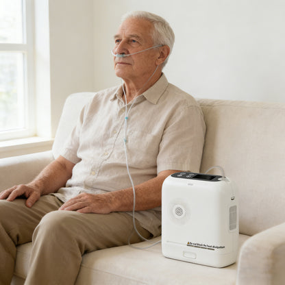 1-8L Portable Pulse Dose Oxygen Concentrator For Outdoors - CHO-08