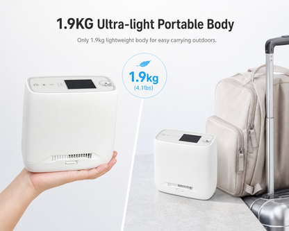 1-6L Pulse Dose Portable Oxygen Concentrator - ROV-06