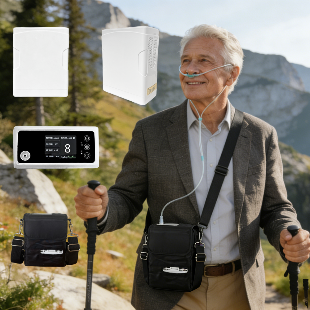 1-8L Travel Pulse Dose & Continuous Flow Oxygen Concentrator —— CHO-06